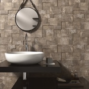 plant industrial tiles bathroom