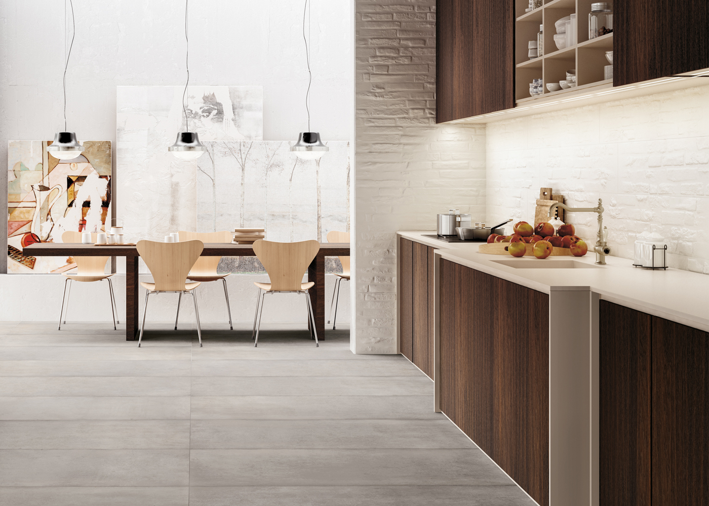 floor tile design for kitchen