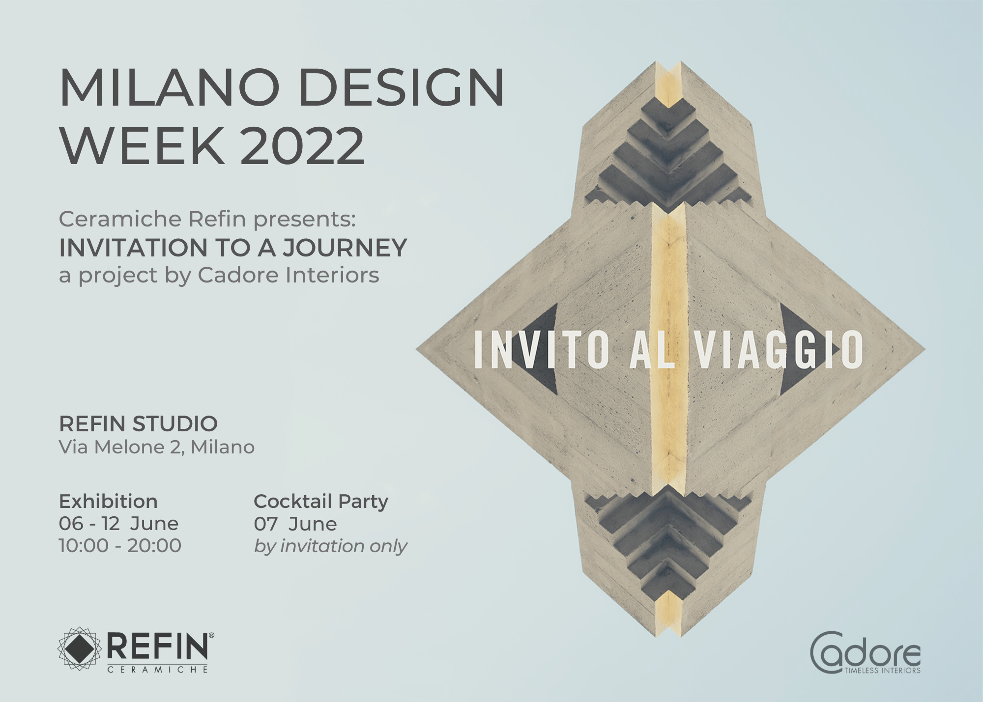 ECAL Milano 2022 – three exhibitions, 07–12.06.2022, Milan Design Week -  ECAL